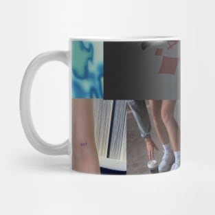 444 angel number aesthetic collage Mug